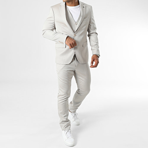 Costume 3 Pièces Beige
