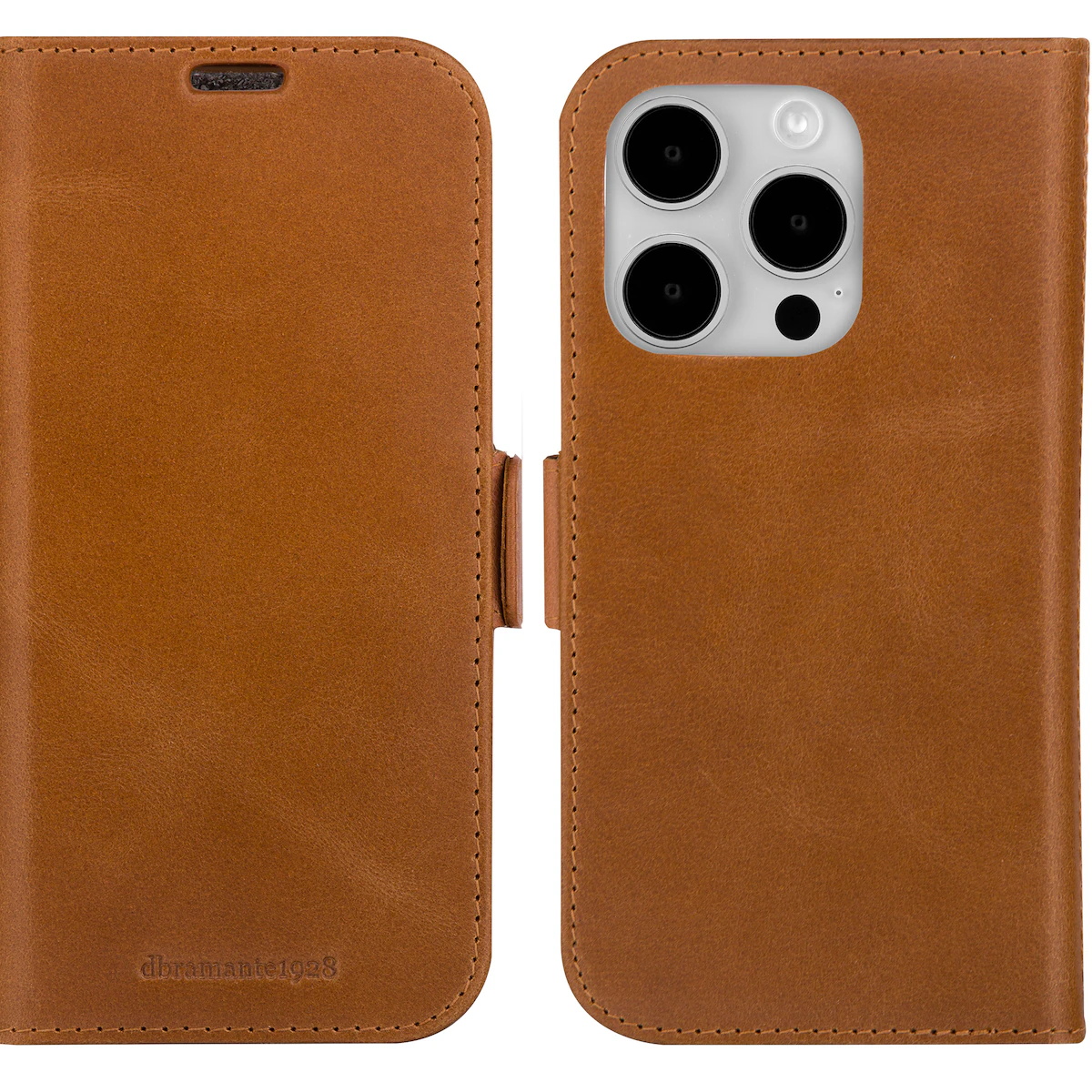 Dbramante1928 Lynge iPhone 15 Pro Max lommebokdeksel (brun)