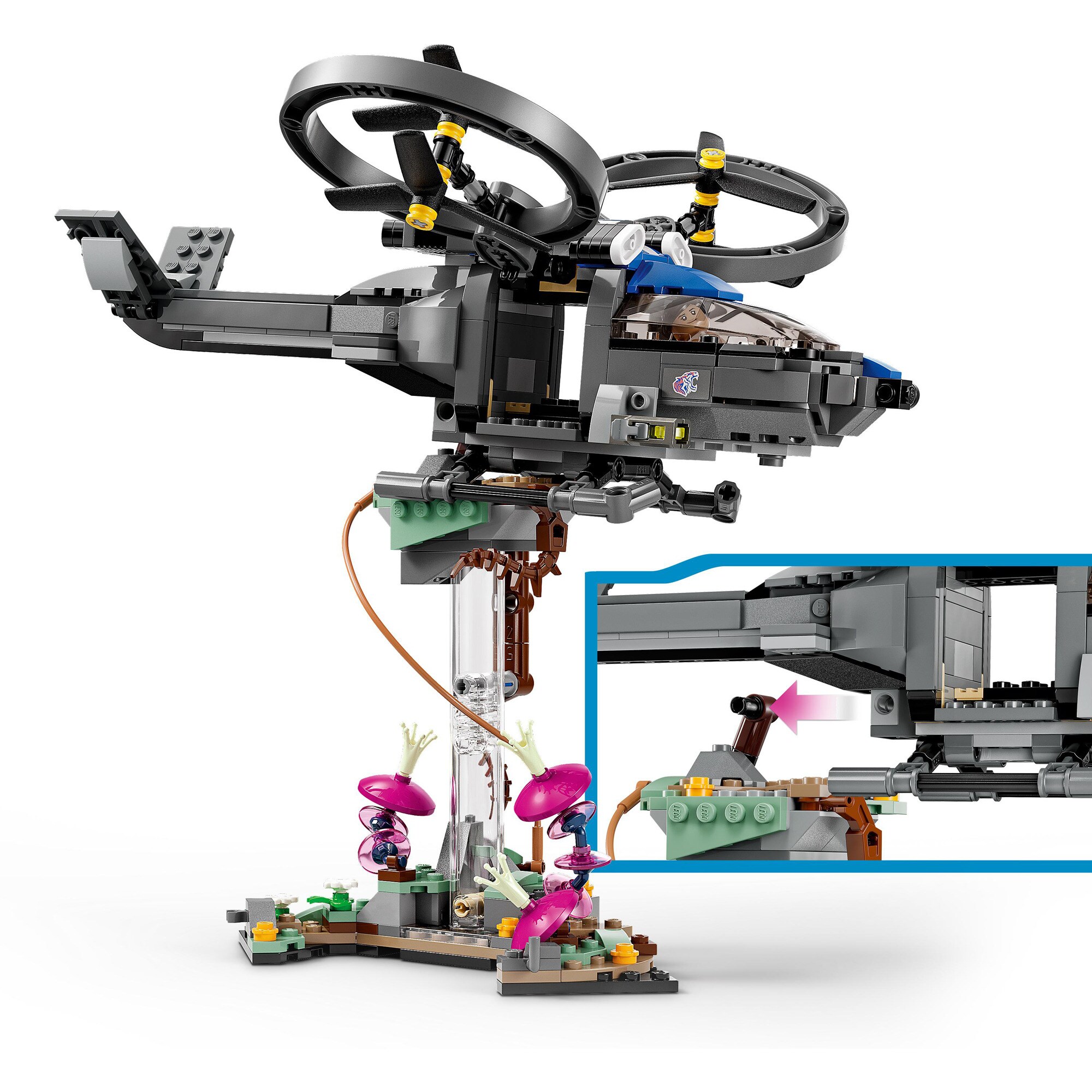 LEGO Konstruktionsspielzeug Avatar Schwebende Berge: Site 26 und RDA Samson