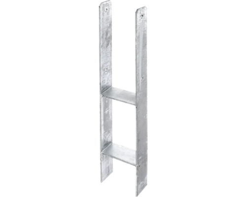 H-paalanker 116 x 300 x 600 x 5 mm thermisch verzinkt