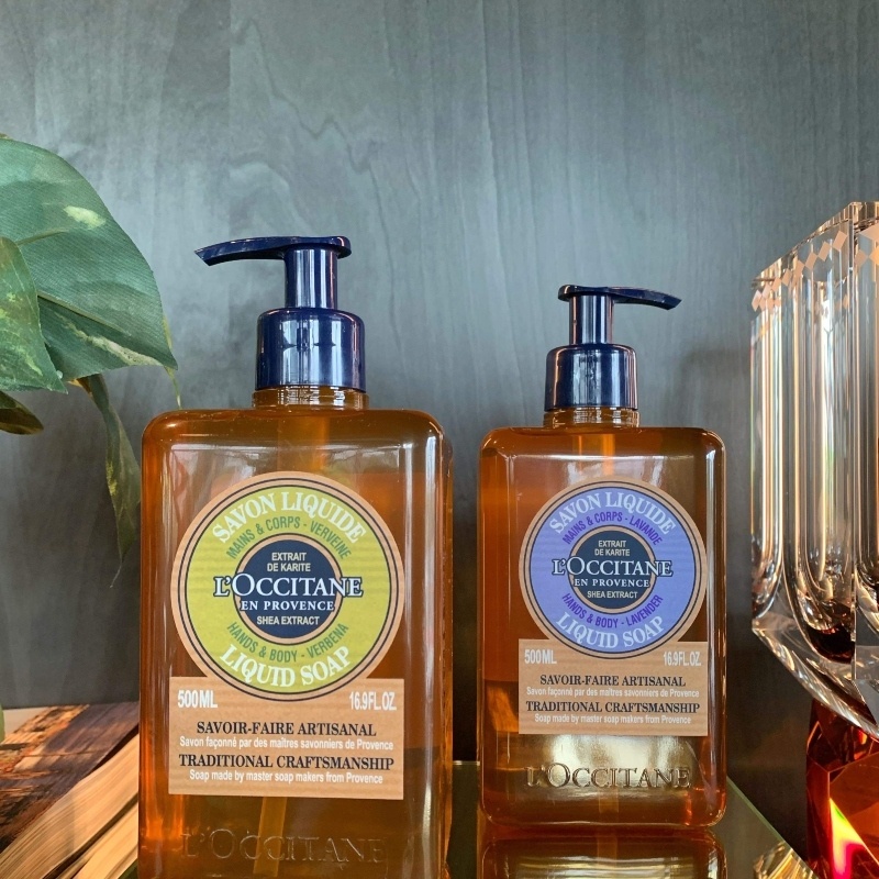 L'Occitane Shea Hand & Body Liquid Soap 500 ml - Verbena