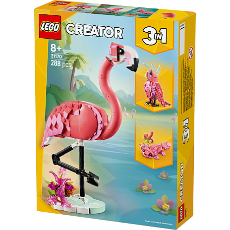 LEGO Creator 3-i-1 Vilde dyr: Pink flamingo 31170