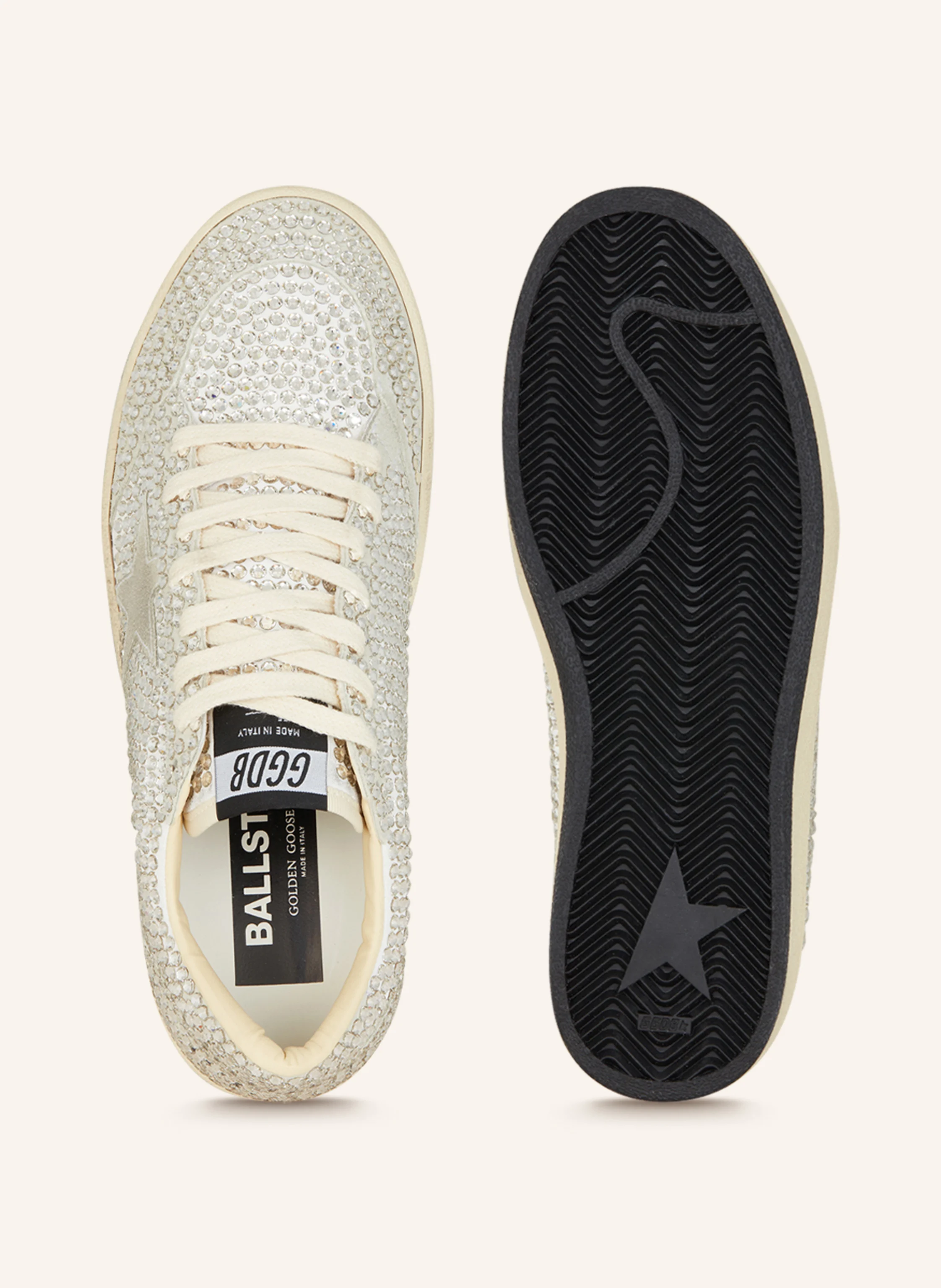 GOLDEN GOOSE Sneaker BALL STAR mit Schmucksteinen