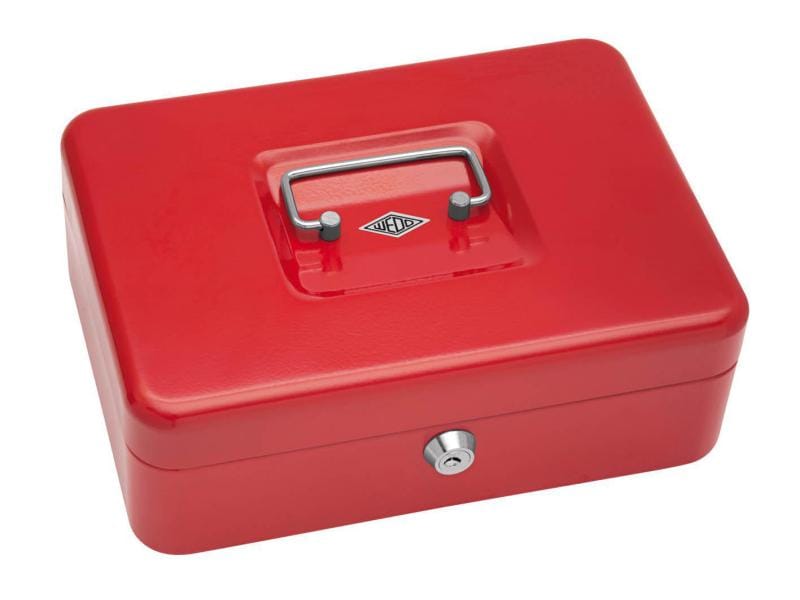 WEDO Geldkassette 5 Fächer, 25 x 18 x 9 cm Bewahren Sie Ihr Geld sicher auf!