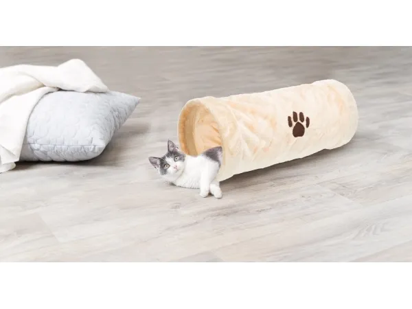 Trixie Crunch Plystunnel,60cm,beige
