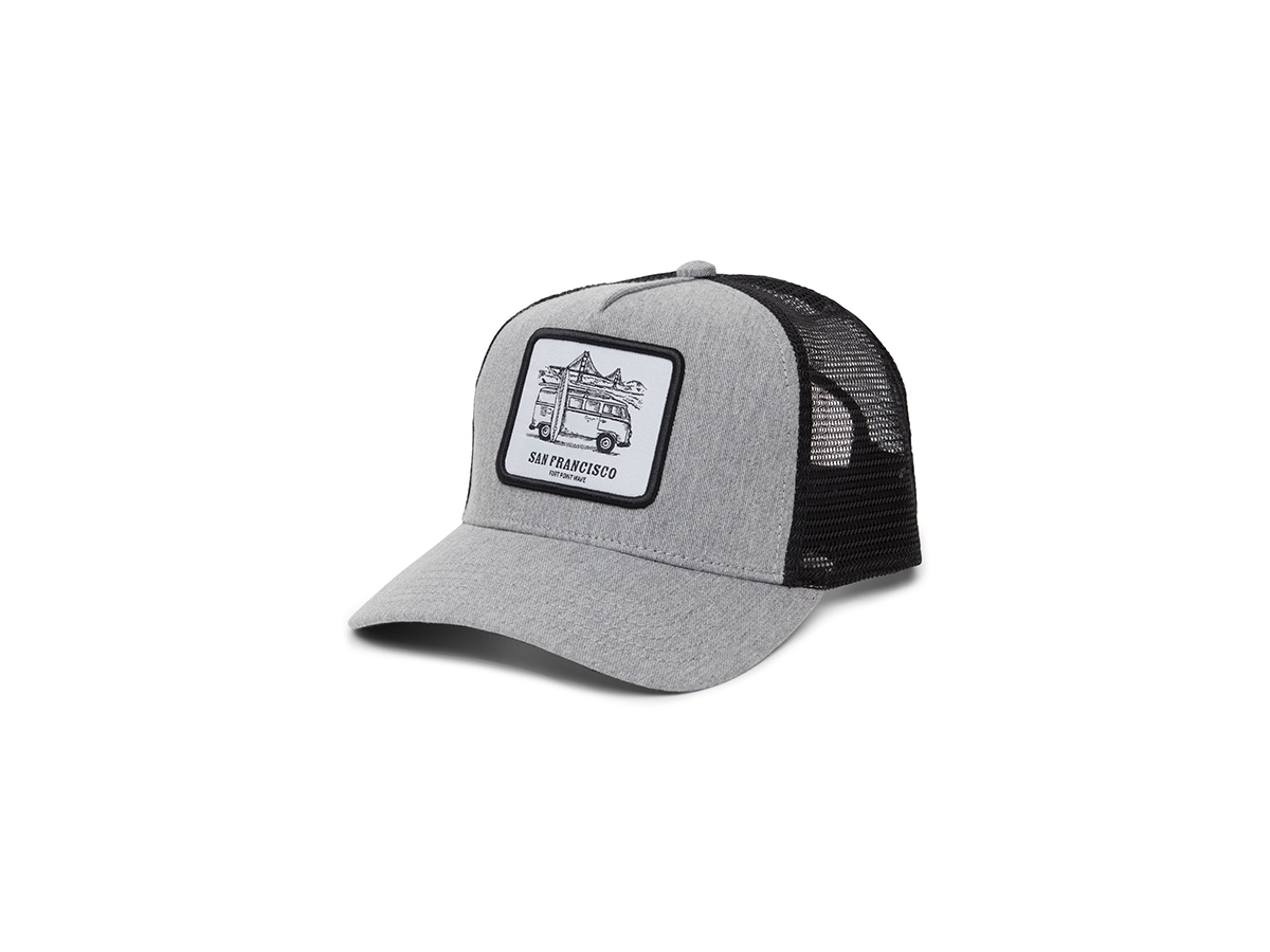 De Van One San Francisco pet - Grey Black