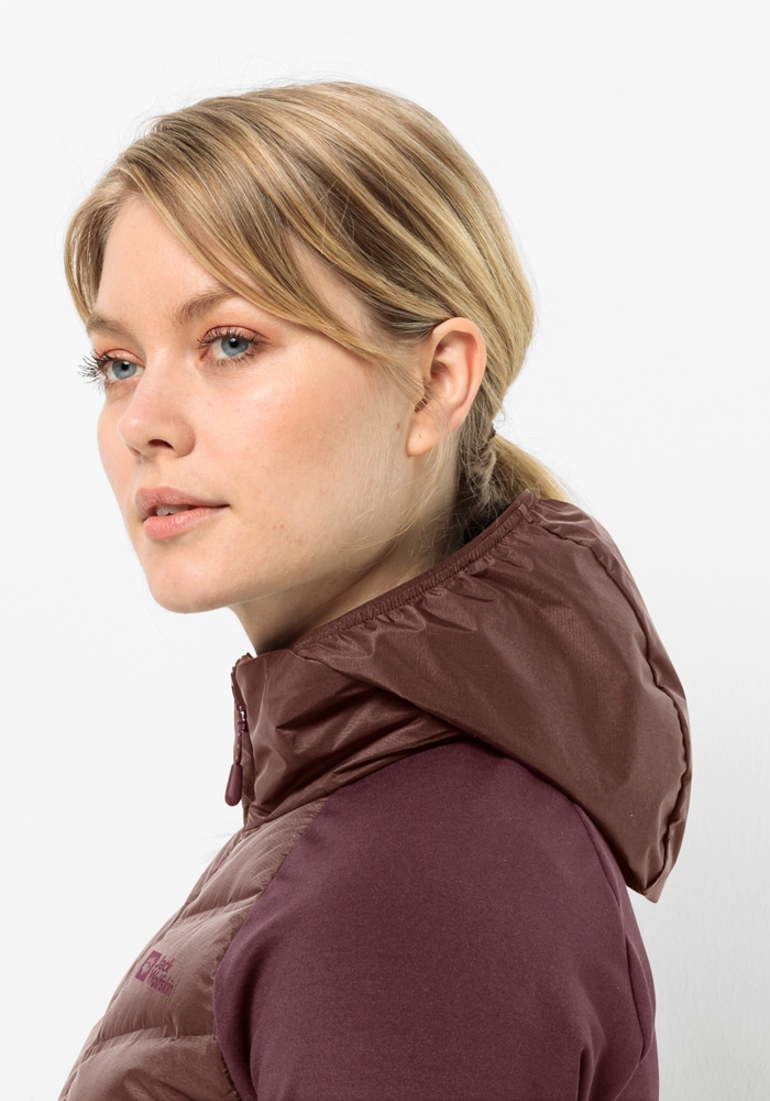 Jack Wolfskin Daunenjacke »TASMAN DOWN HYBRID W« mit Kapuze