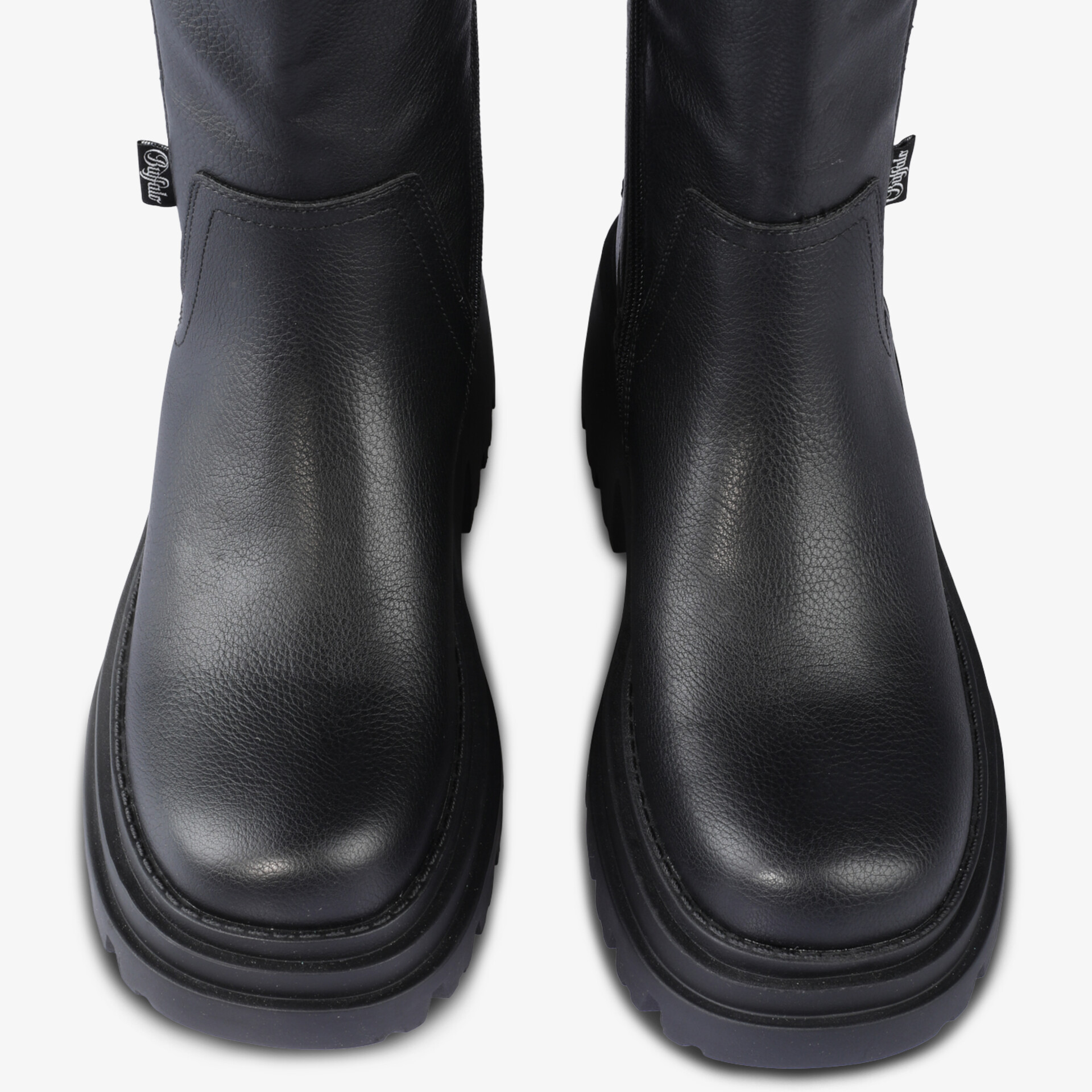 Buffalo Damen klassische Stiefel schwarz