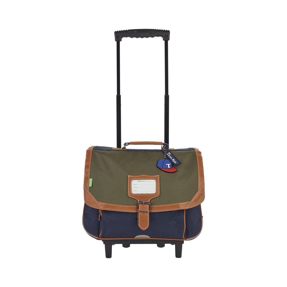 Cartable trolley Axel bicolore