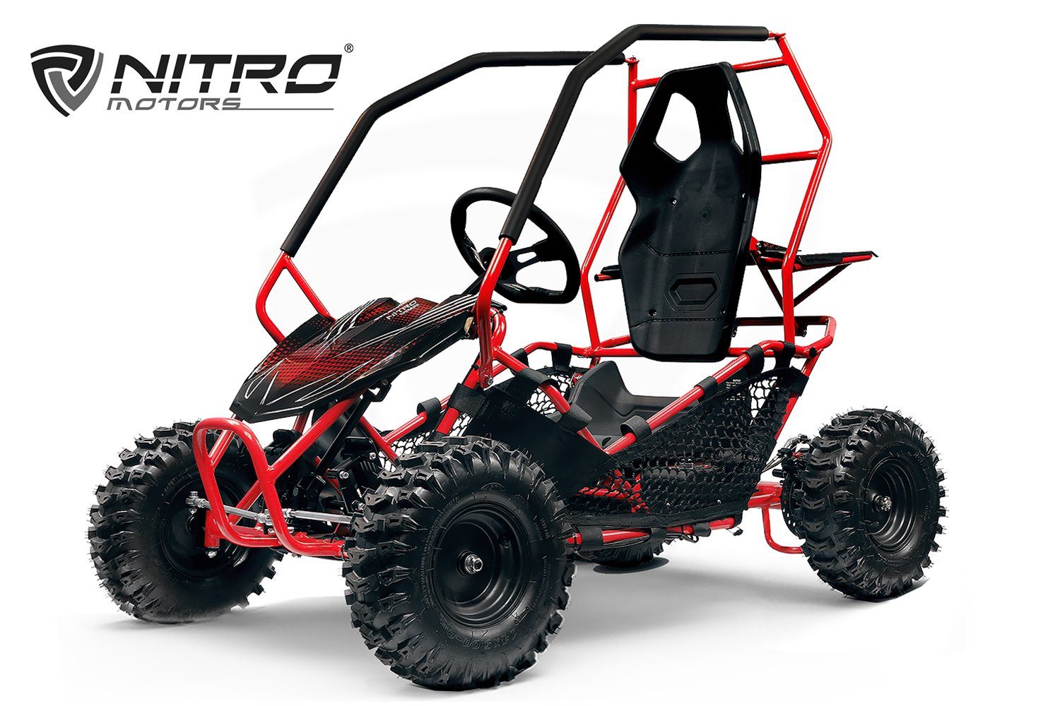 Quadriciclo elétrico infantil Nitro Motors 1000W Eco midi, buggy infantil crosser 6