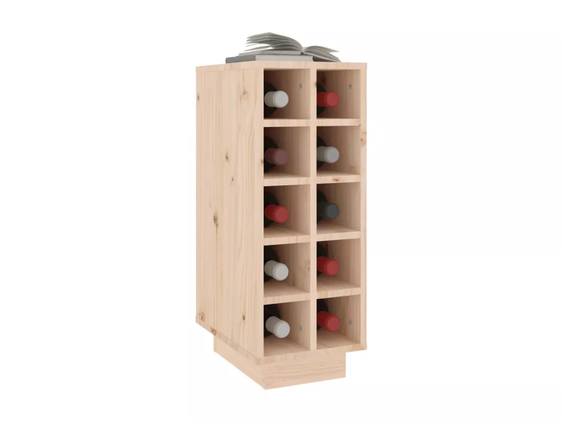 Armoire à vin 23x34x61 cm Bois de pin massif