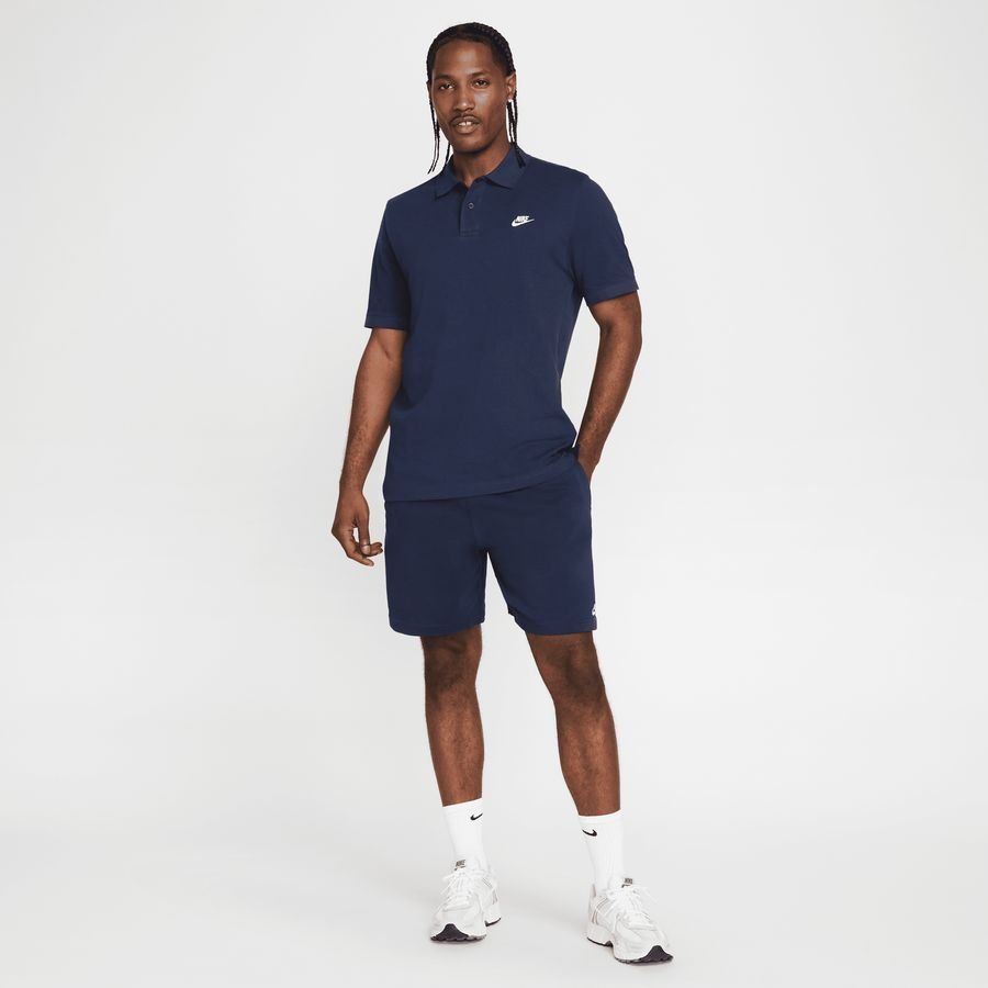 Nike Short Club - Bleu Foncé/Blanc