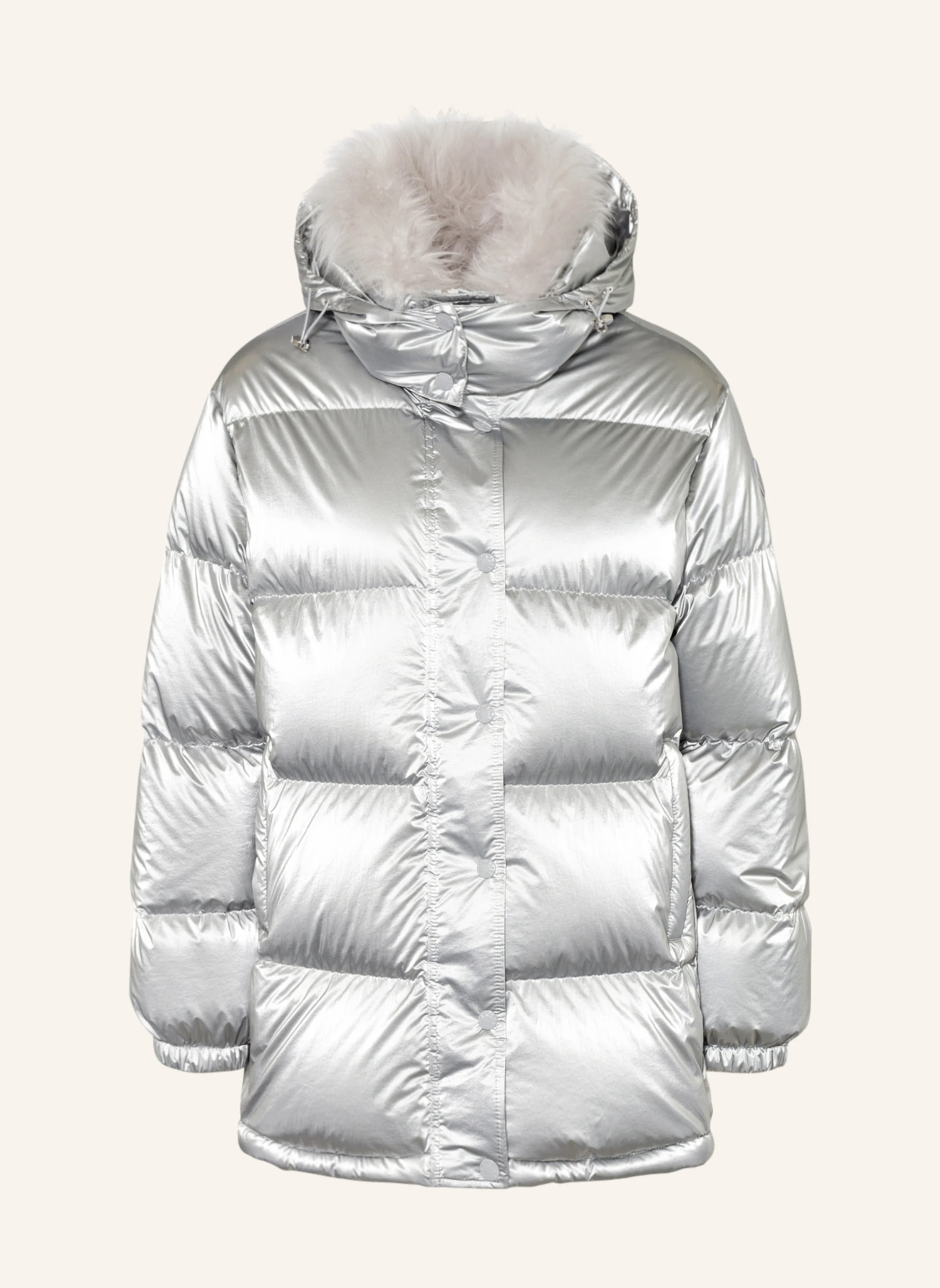 MONCLER Daunenjacke HANAU mit abnehmbarer Kapuze und Kunstfell