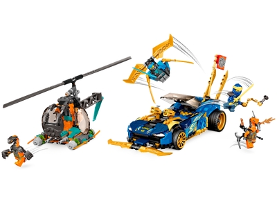 LEGO Jay en Nya’s racewagen EVO (71776)