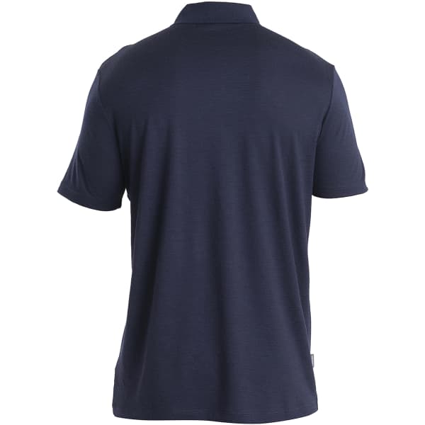 Polo randonnée ICEBREAKER M MERINO 150 TECH LITE III SS POLO MIDNIGHT NAVY
