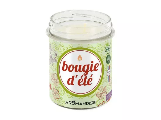 Bougie d'été - citronnelle & géranium - 30h