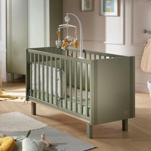 Lit bébé 60x120 ELEONORE Kaki - SAUTHON