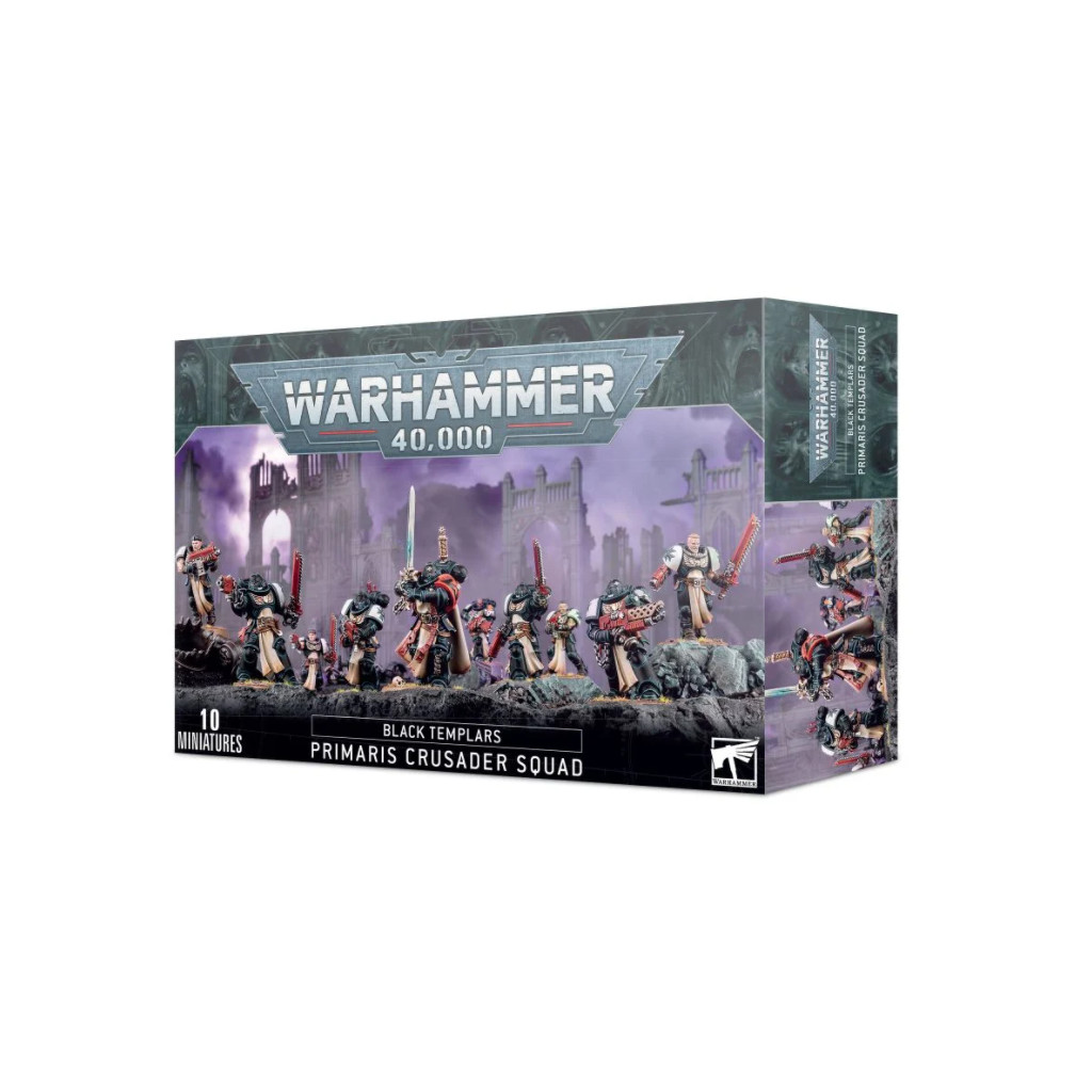 W40K : Adeptus Astartes - Black Templars Primaris Crusader Squad