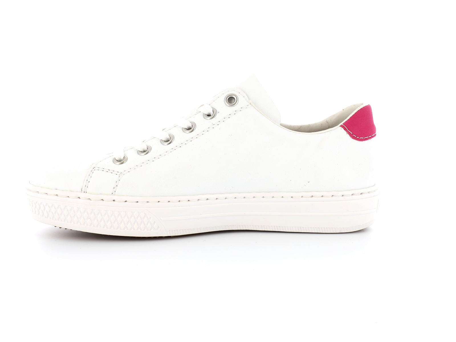 Rieker-L5901 Synthétique Blanc Rose