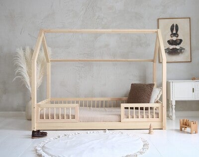 Minitude CARTER Juniorseng/Montessoriseng 80x160, Nature