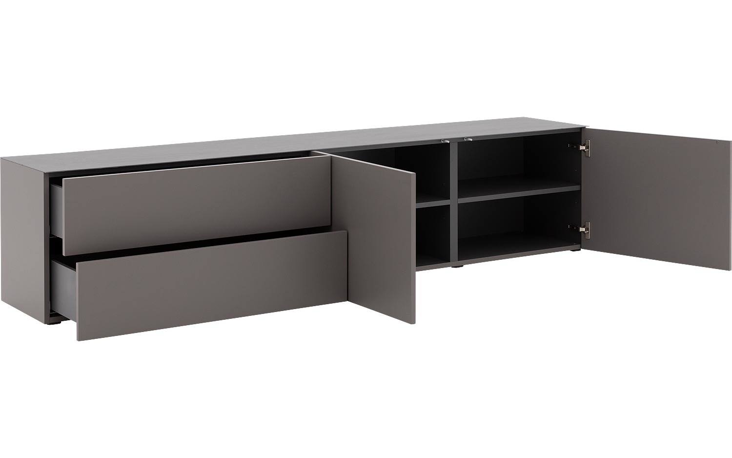 Goossens Dressoir Monza Zijdeglans in mdf