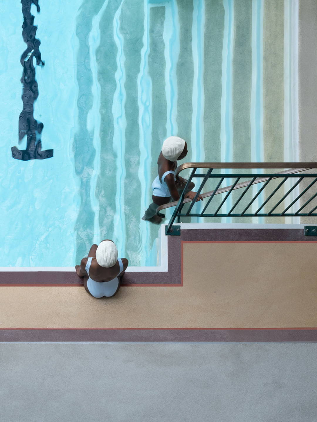 Swimmers at Molitor by Soo Burnell - Darlings - Small Limited Edition. 30x40.