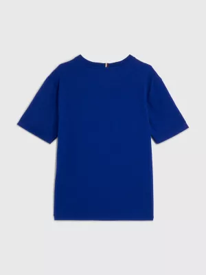 Camiseta de algodão orgânico com o logotipo da universidade