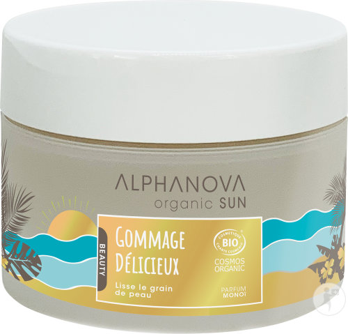 Alphanova Sun Gommage Délicieux Parfum Monoï Bio Pot 200ml