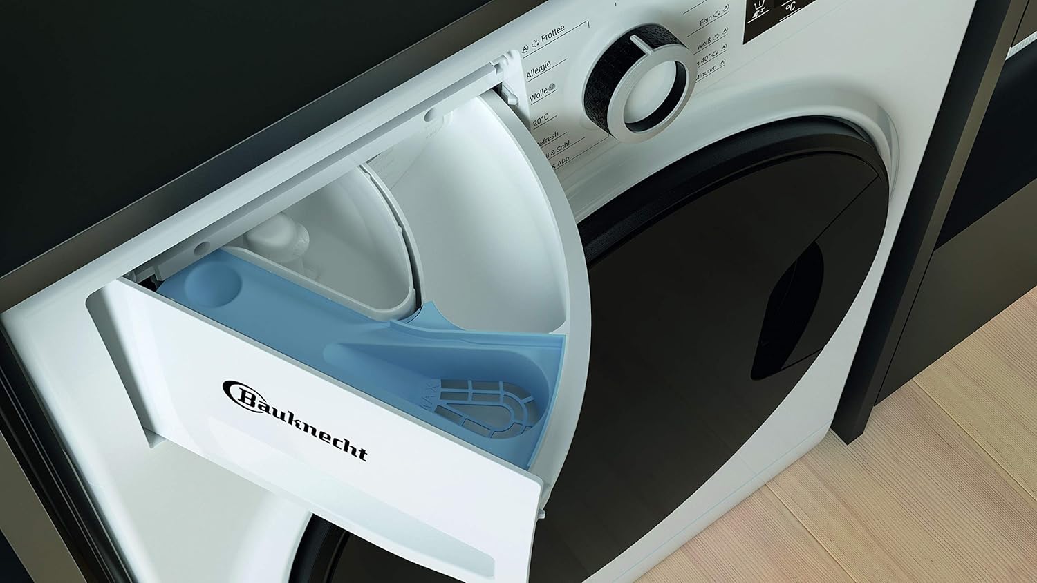 Bauknecht W Active 823 PS Waschmaschine Frontlader/ 8kg / Active Care Color+ / kraftvolle Fleckentfernung / Dampf Programme / Hygiene Option / Steam Refresh / ProSilent-Motor / Stop&Add, Weiß