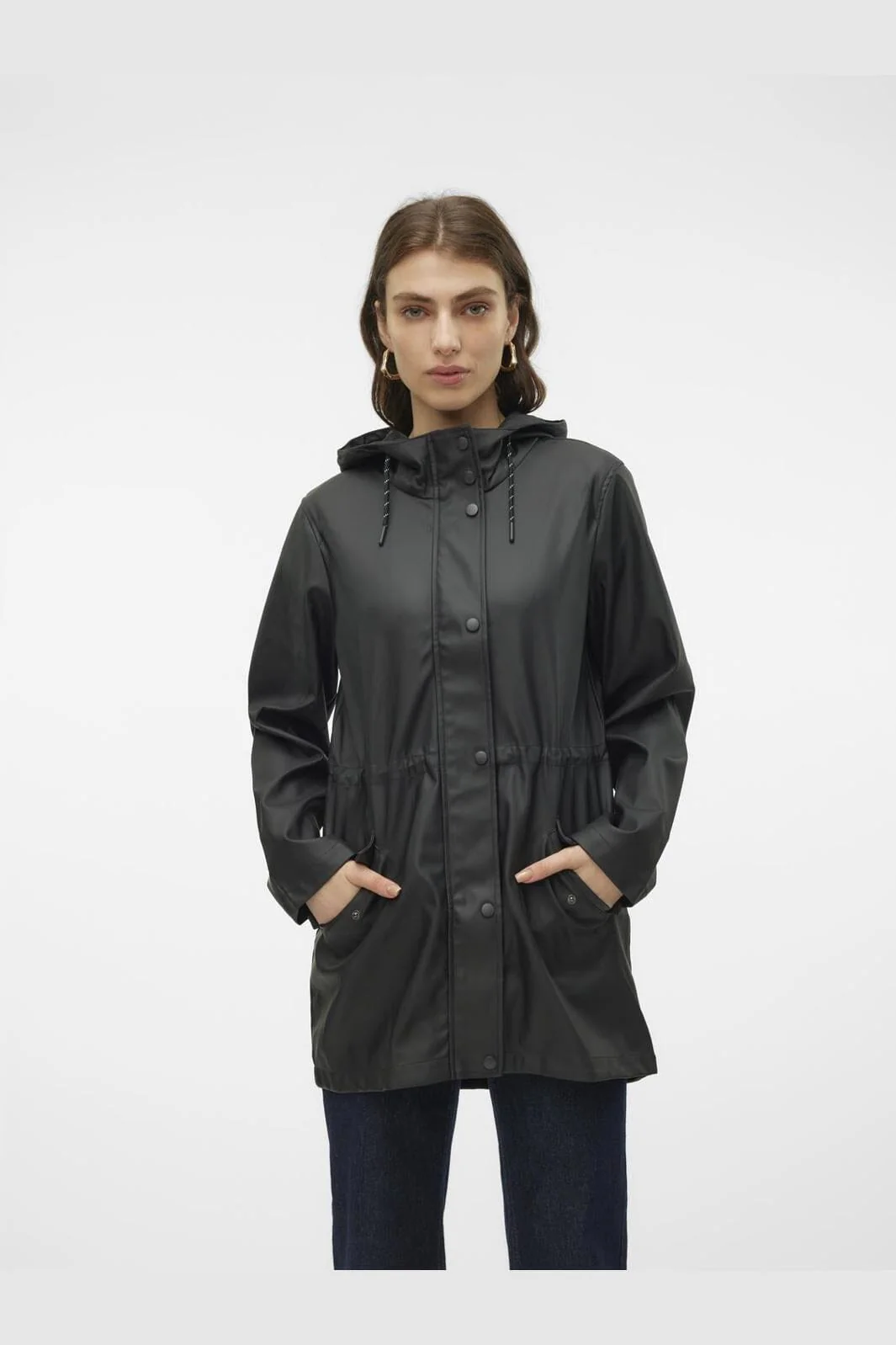 Vero Moda Vmmalou Coated Jacket 4016581 black