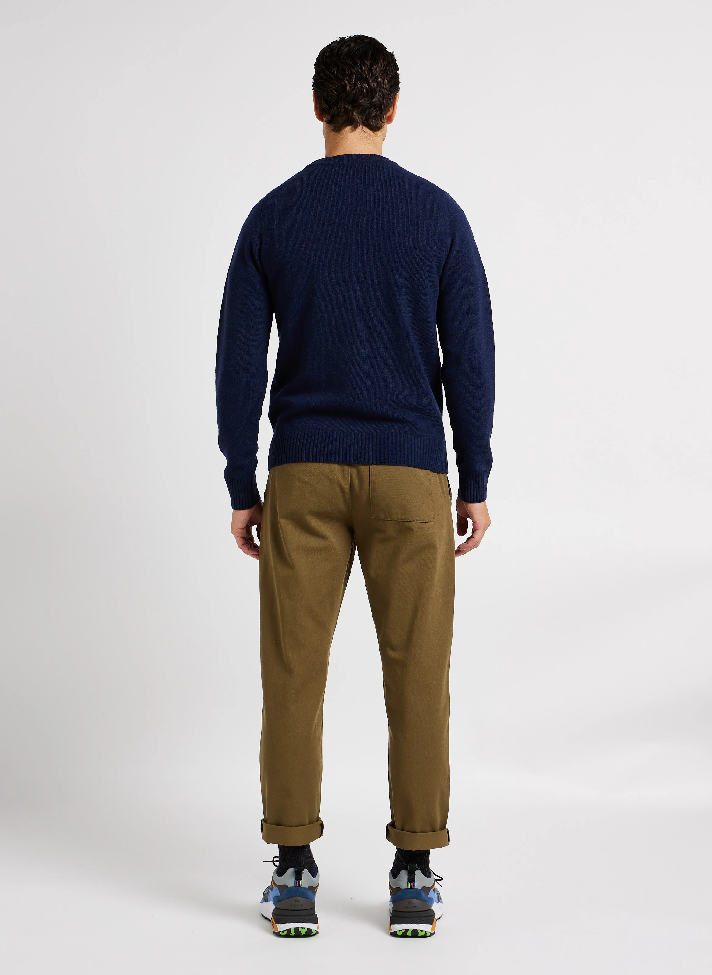 Pantalon droit en coton biologique| Vert
