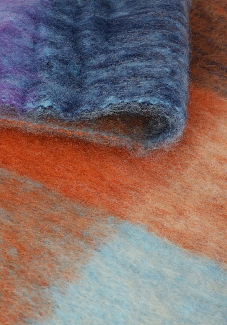 OMODA blauwe omoda sjaal sjaal ruit