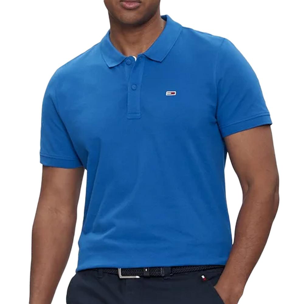 Tommy Hilfiger Polo Bleu Homme Tommy Hilfiger Slim Placket