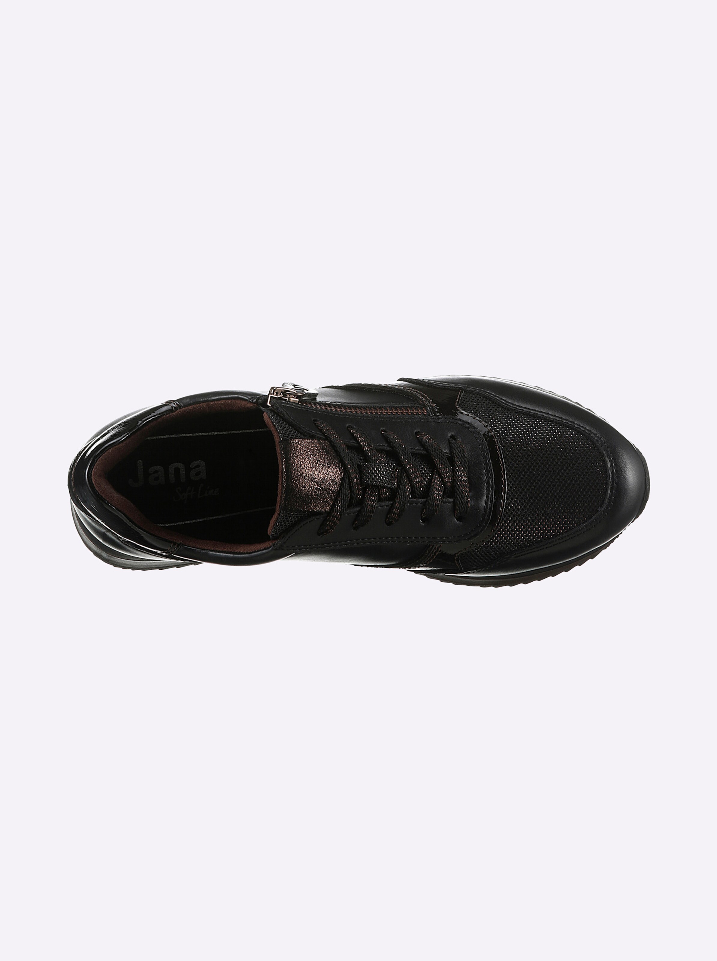 Jana Sneaker in schwarz