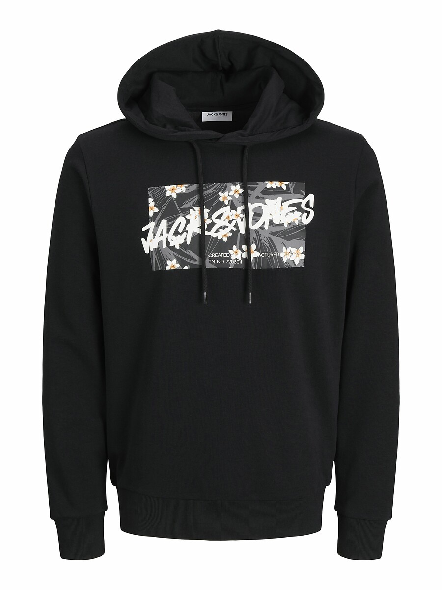 JACK & JONES<br>Moletom com capuz e logo