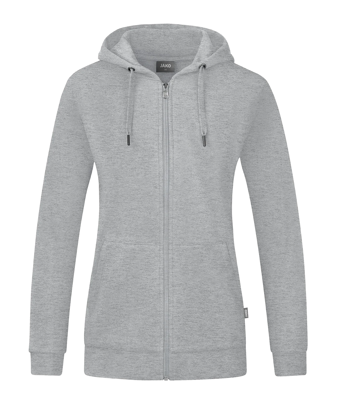 JAKO Organic Kapuzenjacke Damen Grau F520