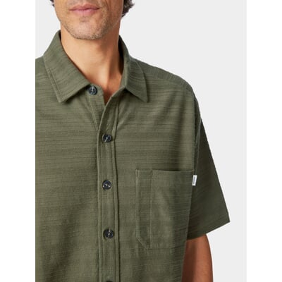 Herren-Jerseyhemd, Oliv