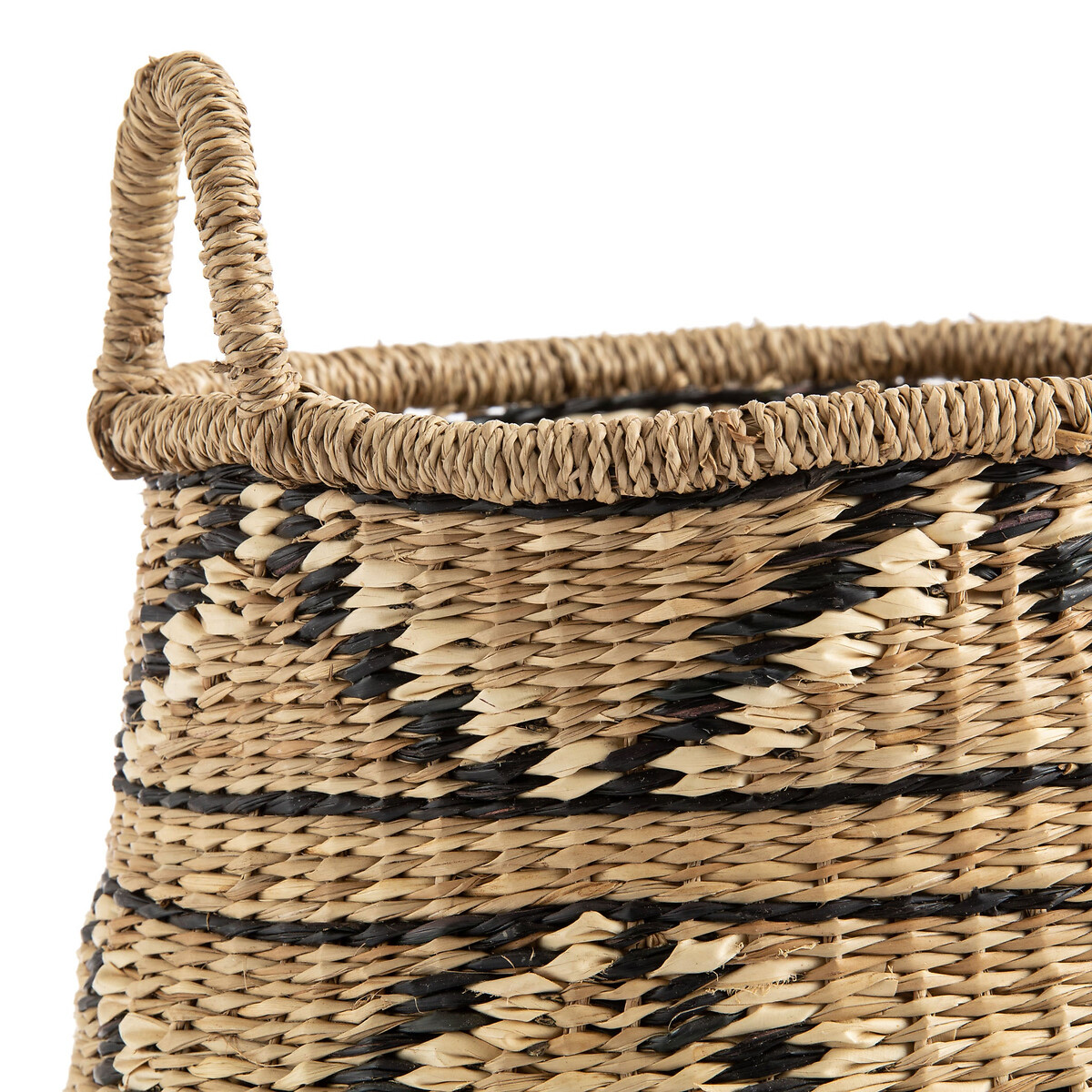 LA REDOUTE INTERIORS<br>Cesta redonda de junco marinho, Zac