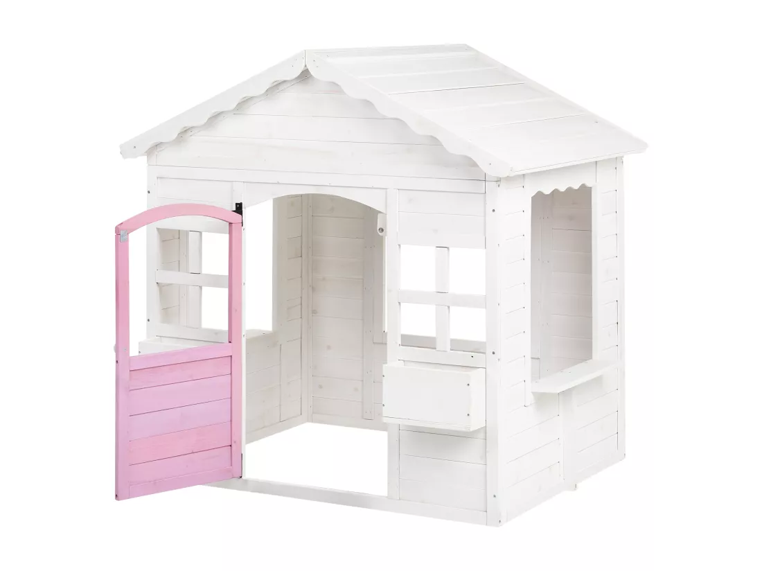 Cabane de jardin pour enfants NIKAIA Blanc