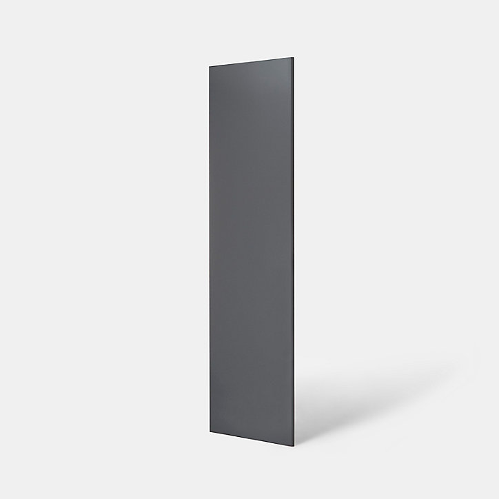 Joue de finition pour colonne XL électroménager Goodhome Stevia et Garcinia Gris anthracite H. 240 cm x l. 61 cm x Ep. 18 mm