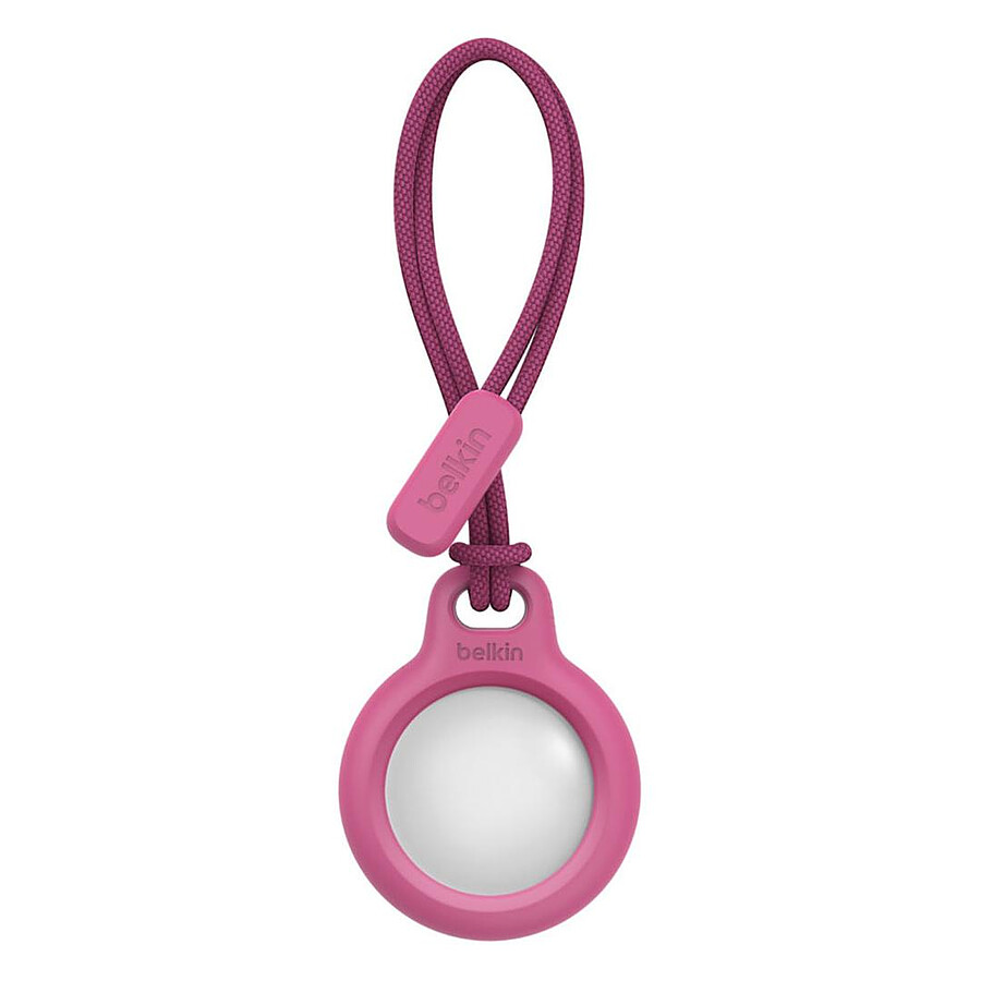 Belkin Protection Airtag avec cordon - Rose