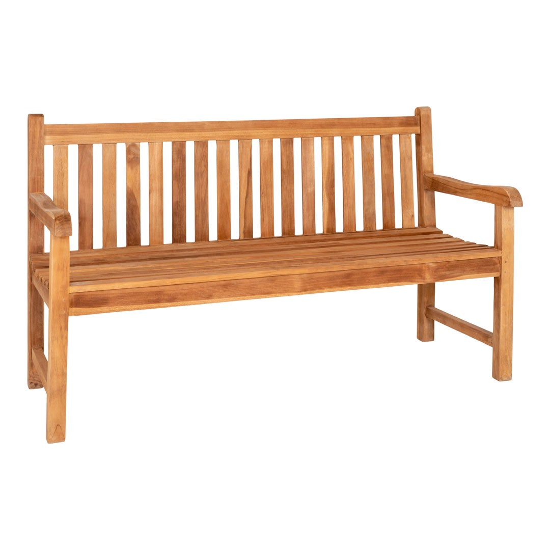 Cabo tuinbank, 150 cm breed, natuurlijke afwerking. 150 x 54 x 92 cm