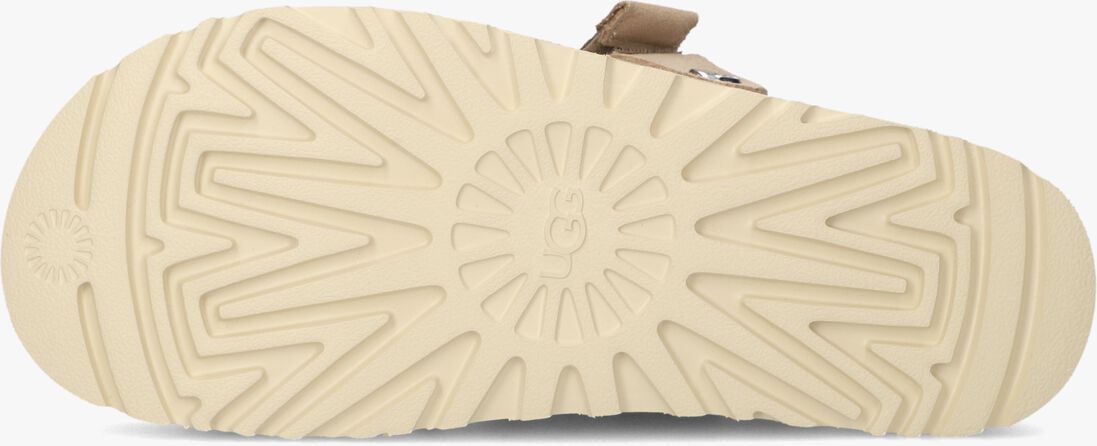 beige ugg slippers w goldenstar glide