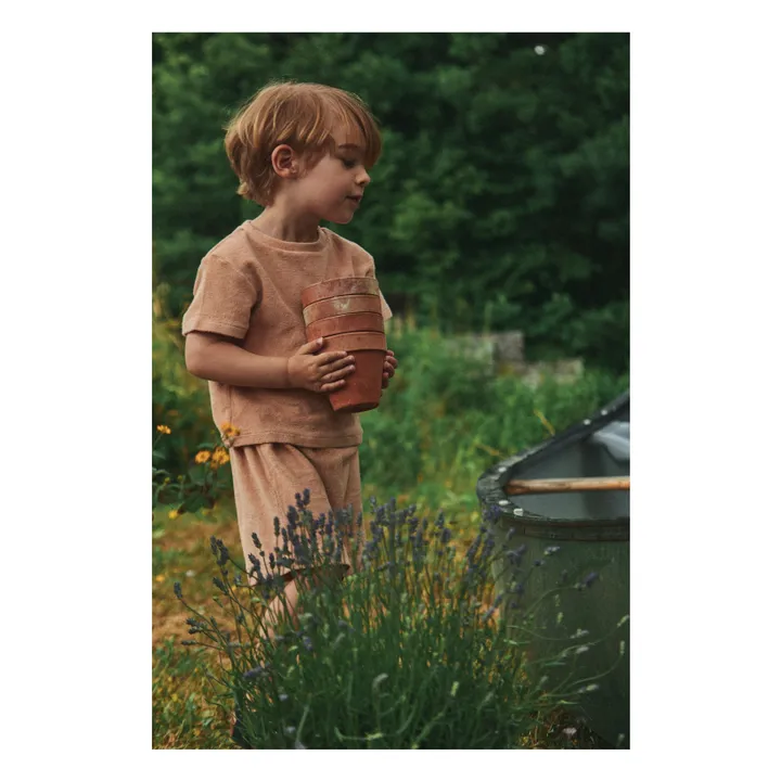 Poudre Organic Short Œillet Eponge | Rose pêche