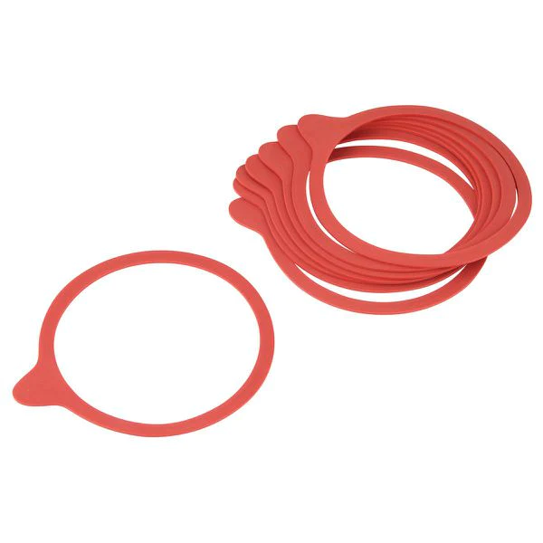 Lot de 8 joints caoutchouc pour bocaux en verre Confiture Dr. Oetker