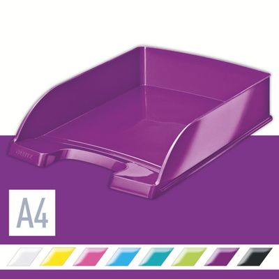 Leitz WOW - Corbeille à courrier violet