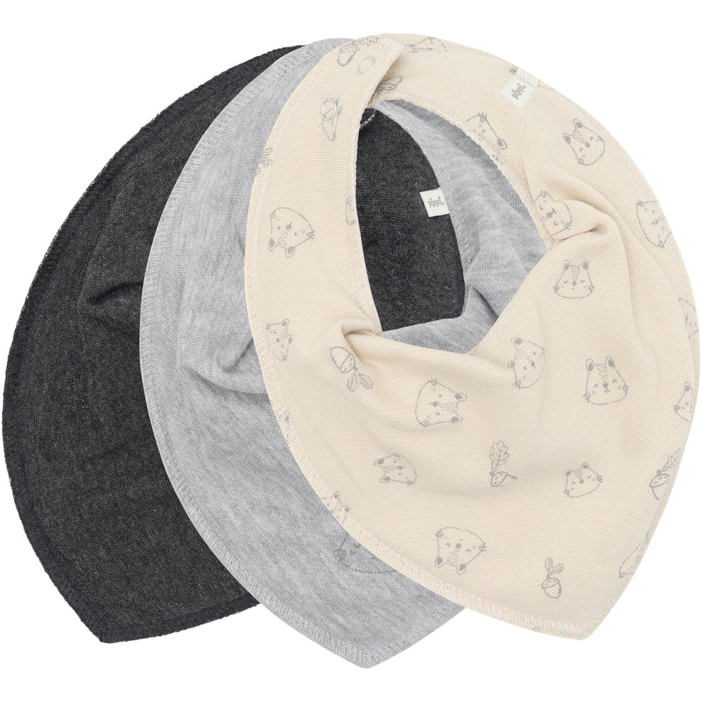 Køb Pippi Rainy Day Bandana Stof Savlesmæk Uni -Aop (3-Pack)