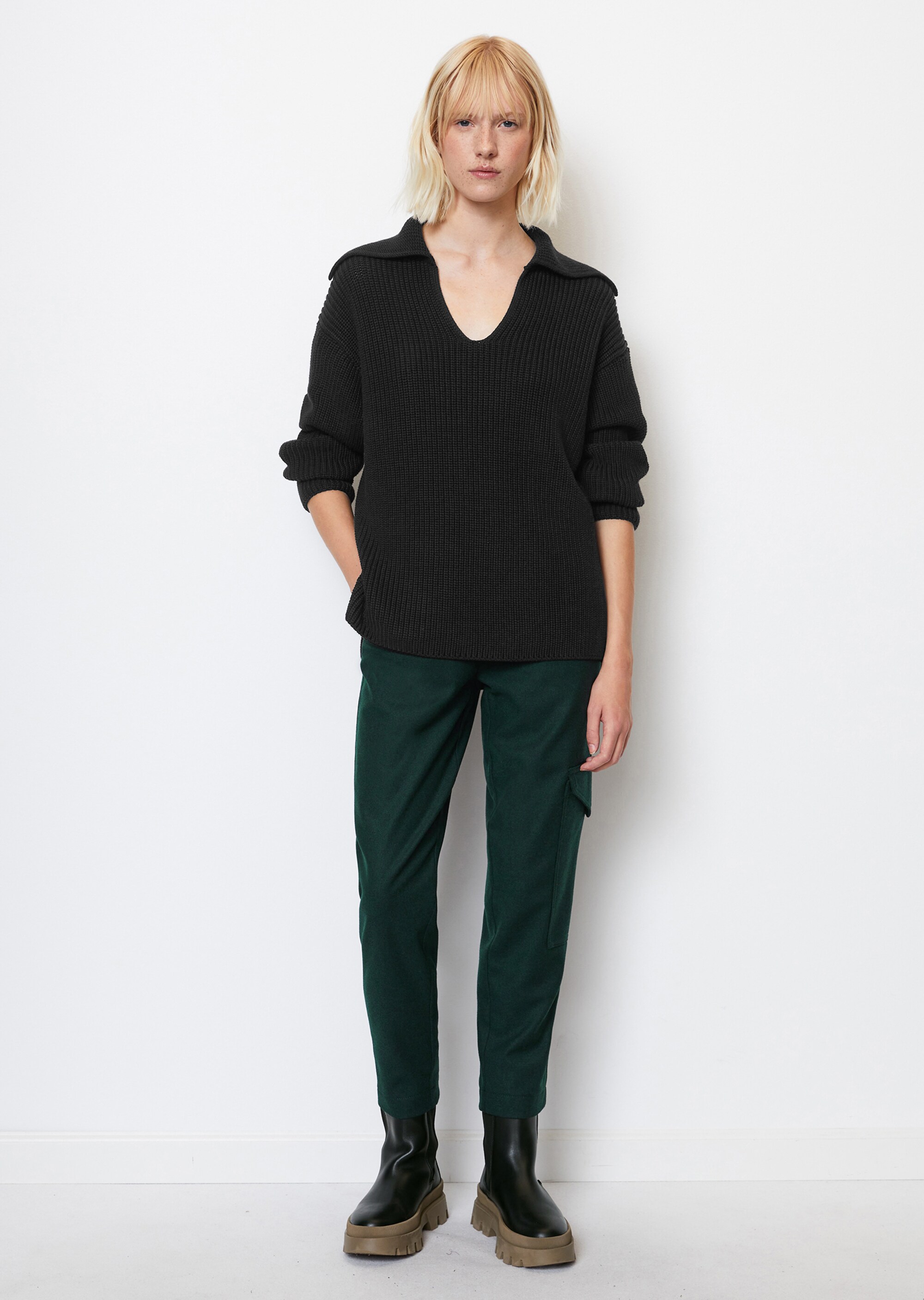 DfC Pullover im Troyer-Stil aus Organic Cotton