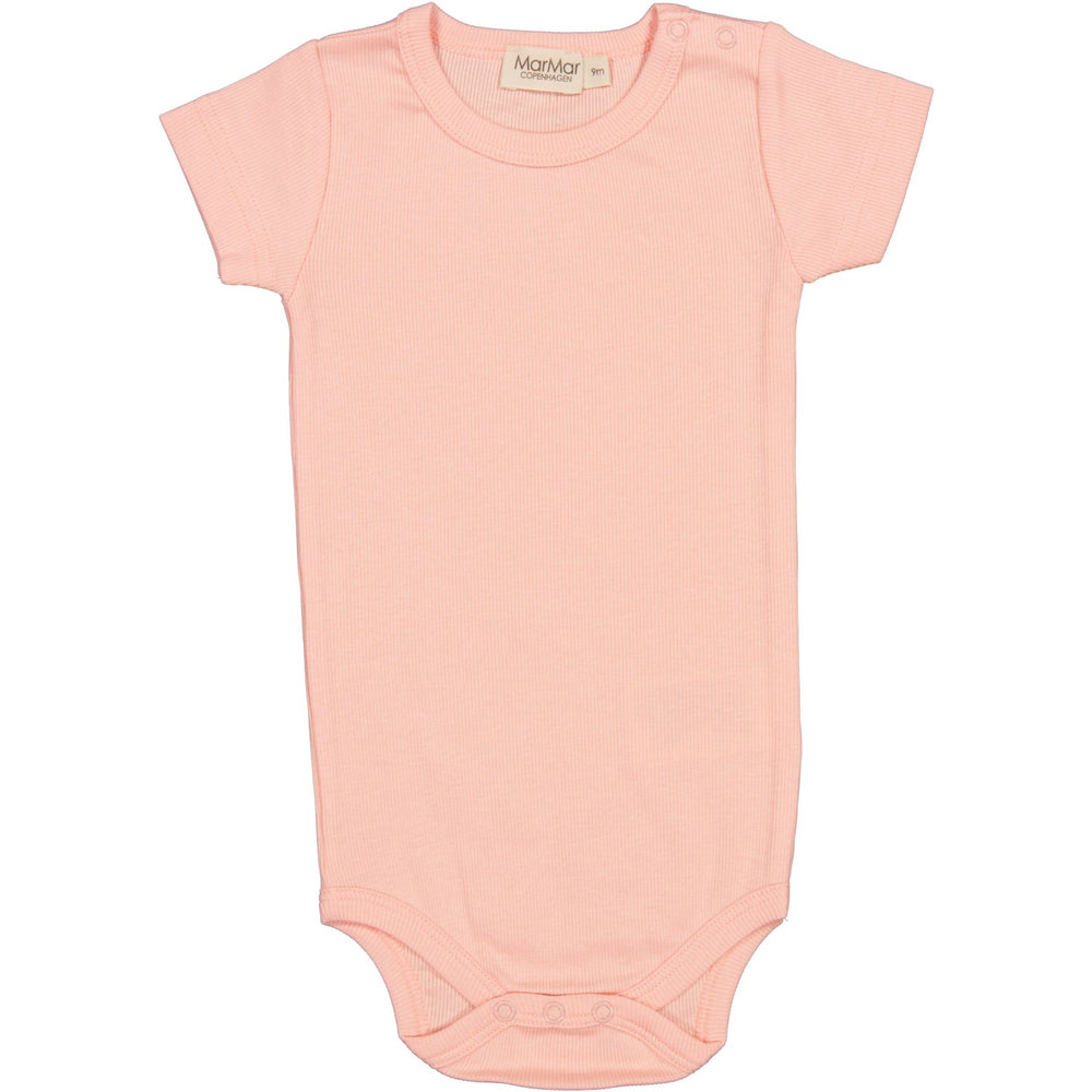 Køb MarMar Modal Fine Rib Soft Coral Plain Body