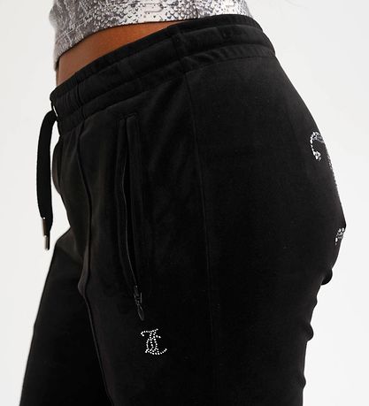 Juicy Couture Jogginghosen - Velours - Schwarz